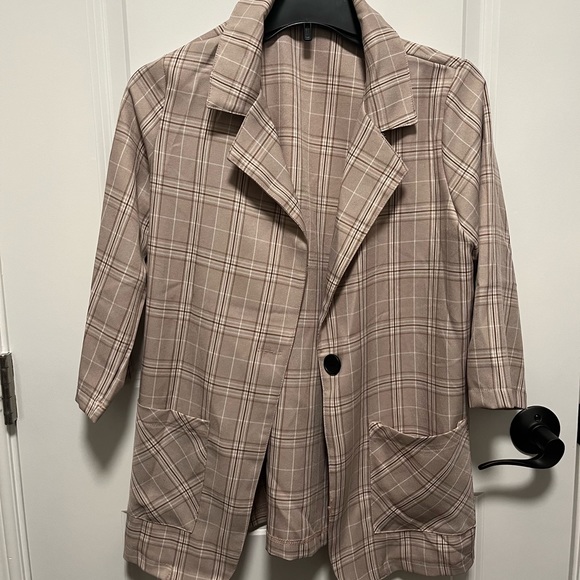 shein quarter sleeve blazer - Picture 1 of 1